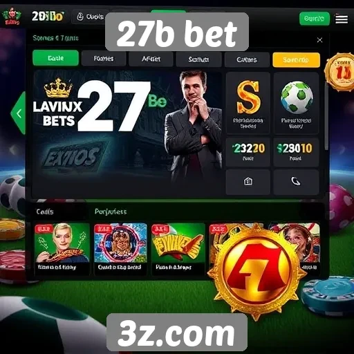 Exploração da interface do usuário na plataforma 27b bet